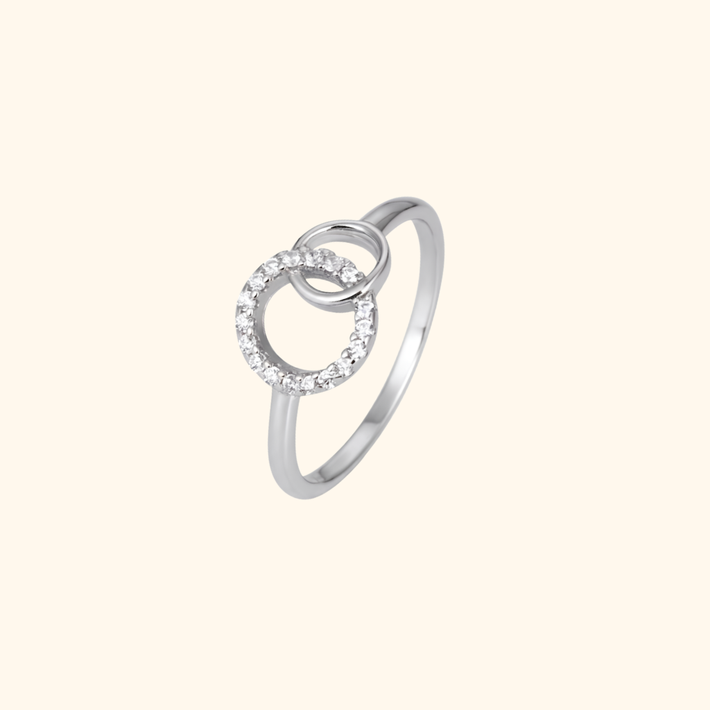 “Grote Zus & Kleine Zus” Verstrengelde Ring