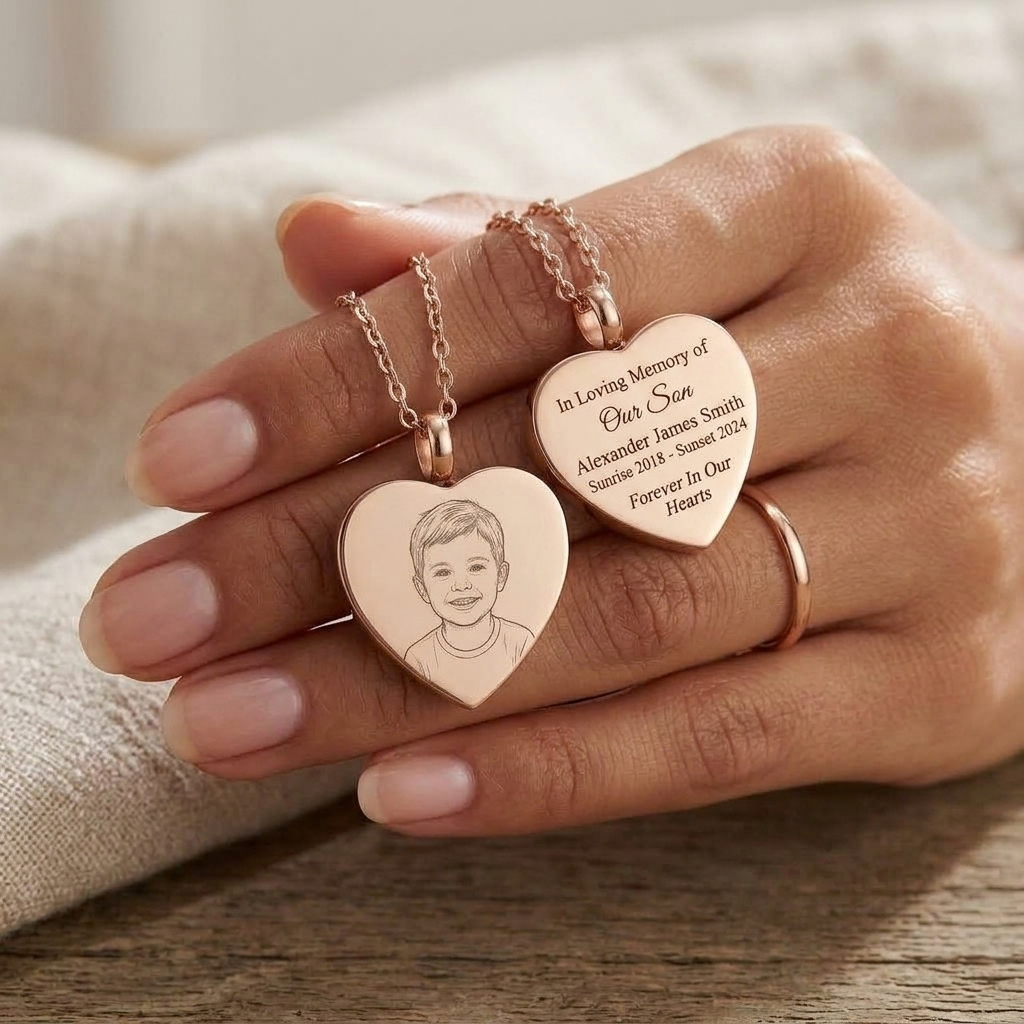 Gepersonaliseerde Herinnerings Urn Ketting