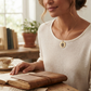 Gepersonaliseerde Gegraveerde Vingerafdruk Ketting