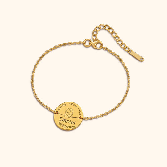 Herinneringssieraad Baby Afdruk Armband