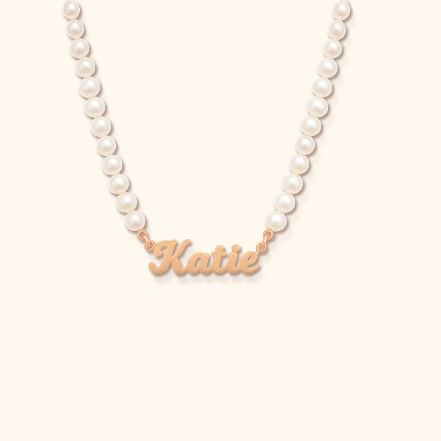Gepersonaliseerde Parel Naam Ketting