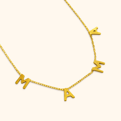 Gepersonaliseerde Losse Letter Ketting