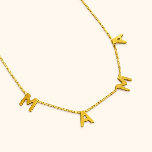 Gepersonaliseerde Losse Letter Ketting