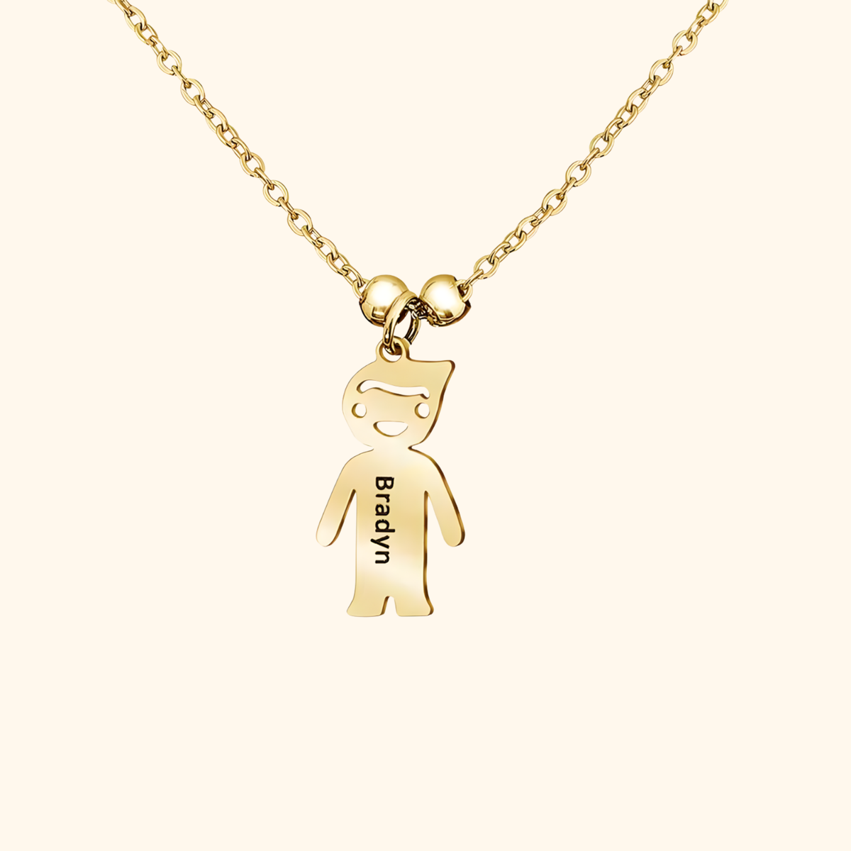 Graveerbare Kinder Bedel Ketting