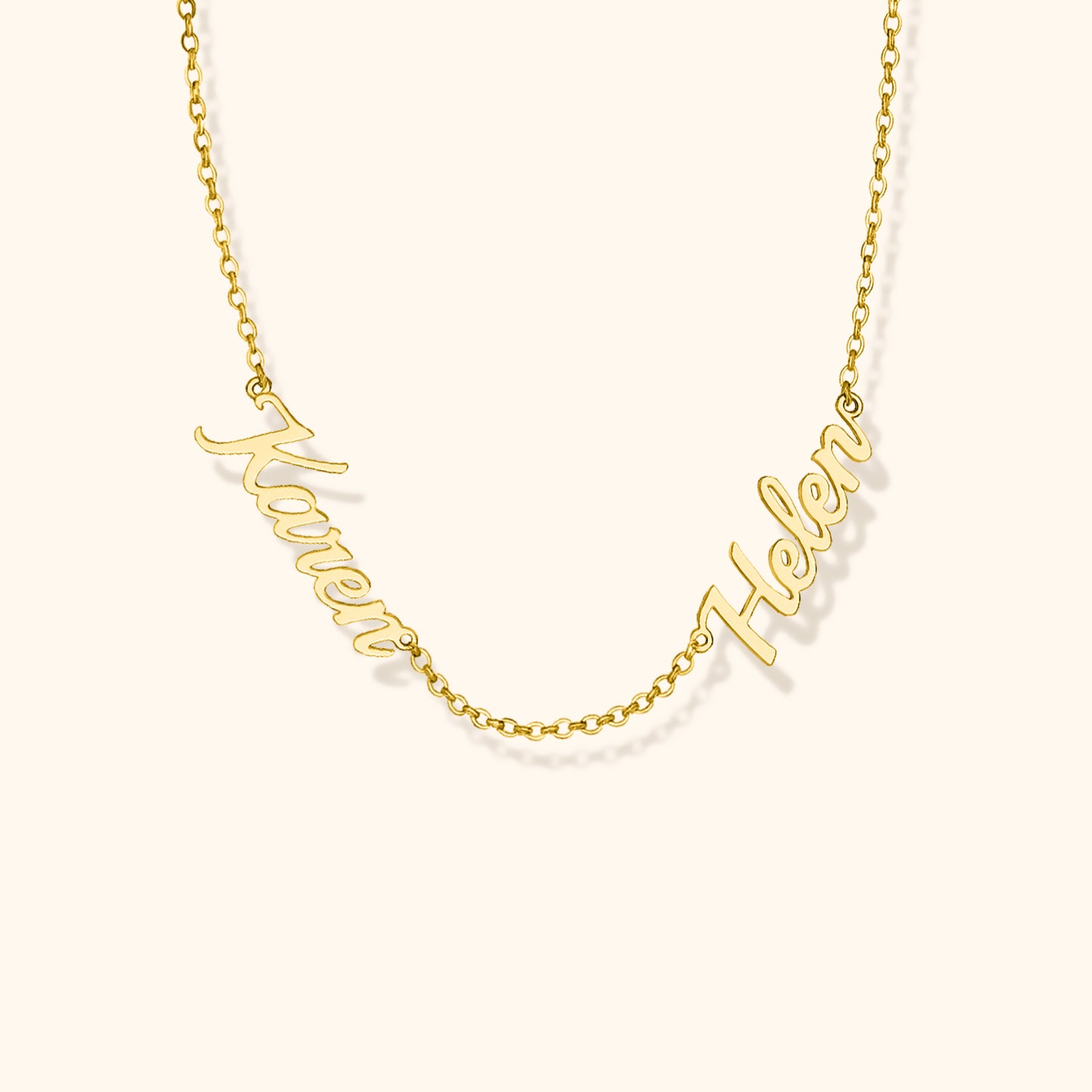 Gepersonaliseerde Multi Naam Ketting