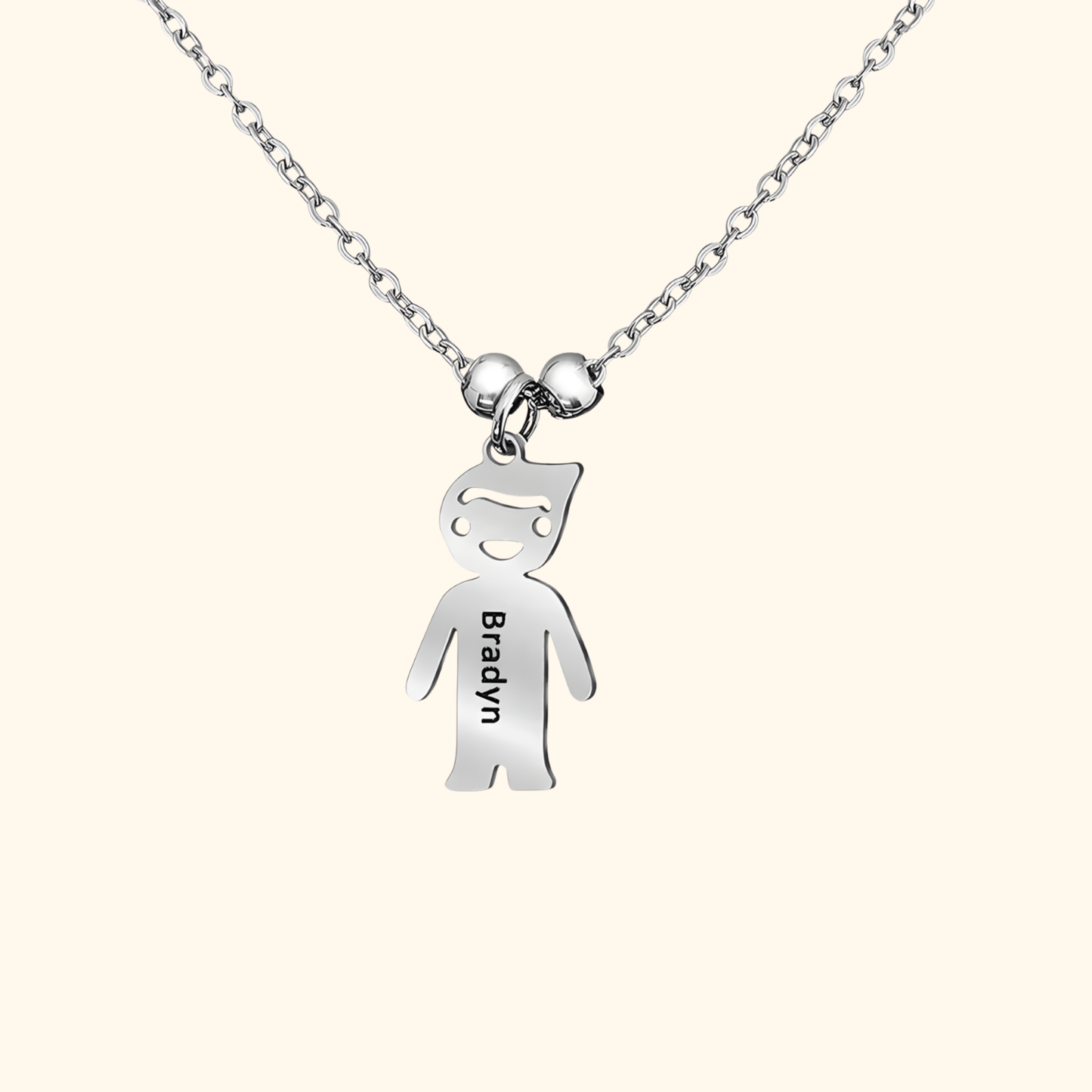 Graveerbare Kinder Bedel Ketting