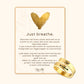 Just Breathe Citaat Ring met Geschenkkaart