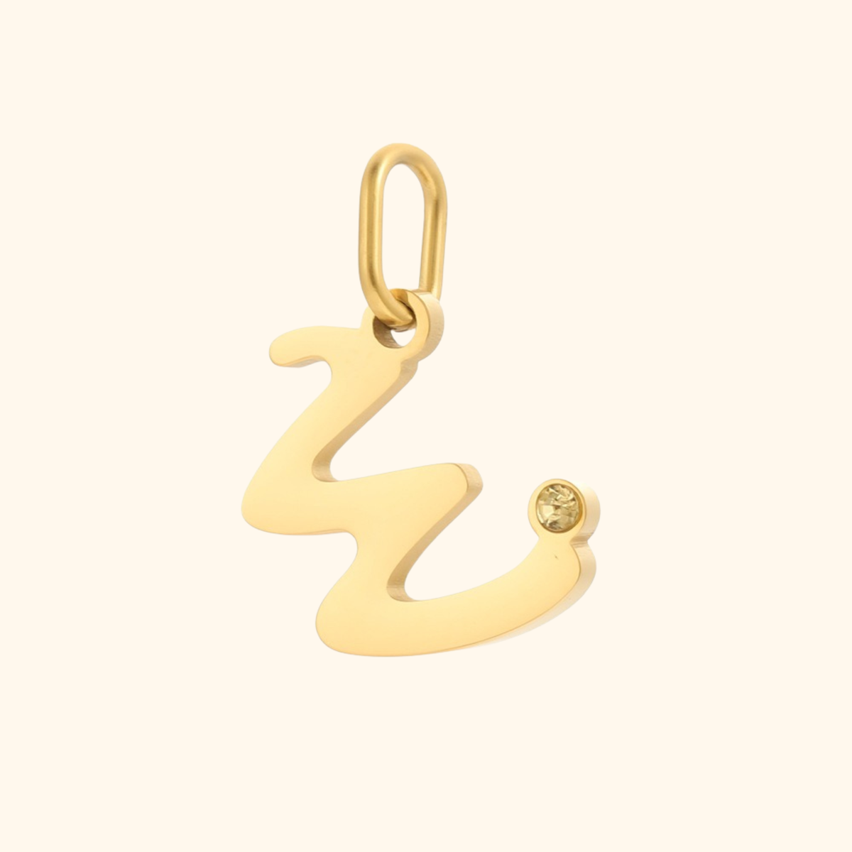 Gepersonaliseerde Initiaal Letter Bedel Hanger