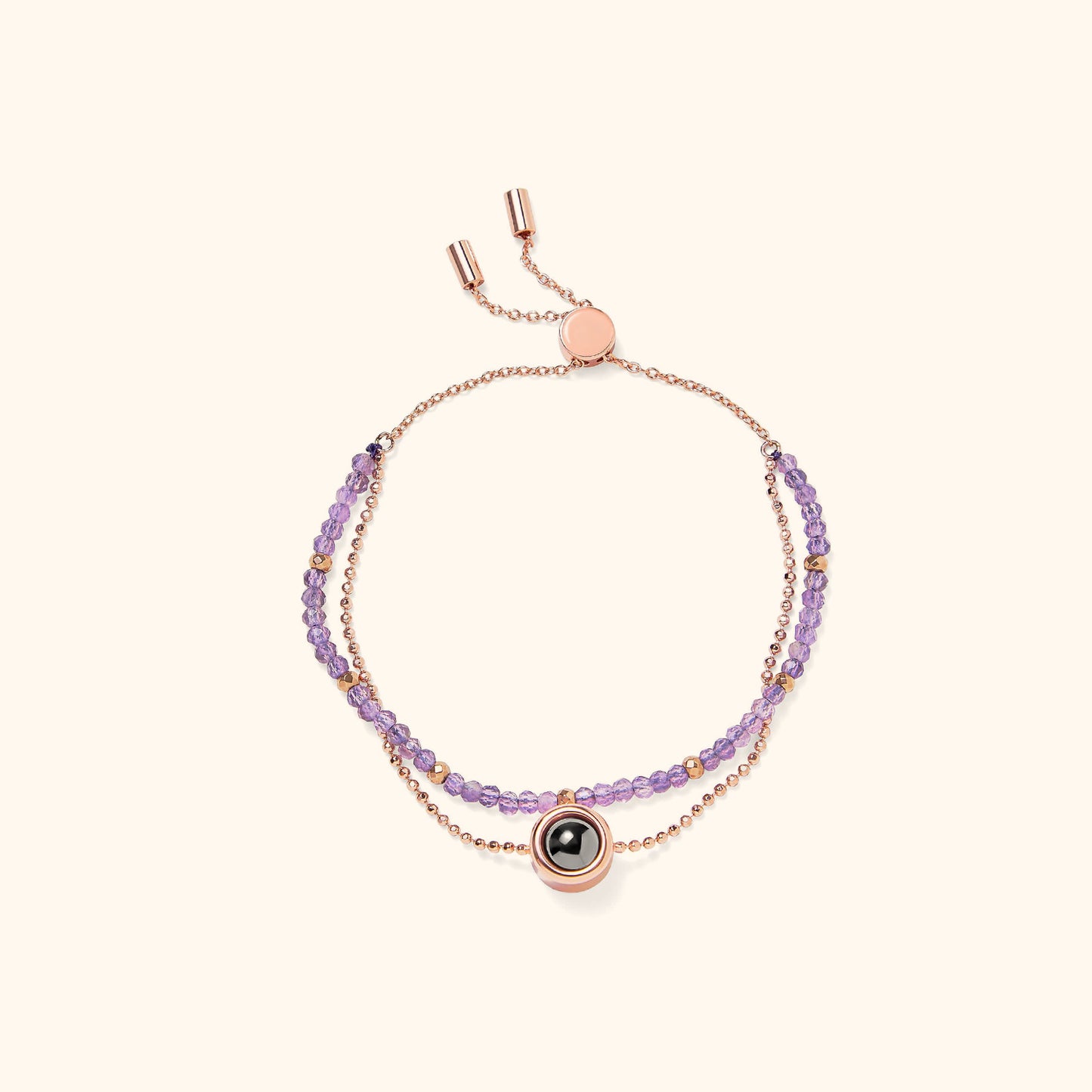 Gepersonaliseerde Kristal Projectie Armband