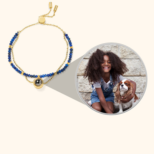 Gepersonaliseerde Kristal Projectie Armband