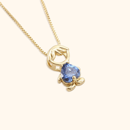 Klassieke Meisjes & Jongenssteen Ketting