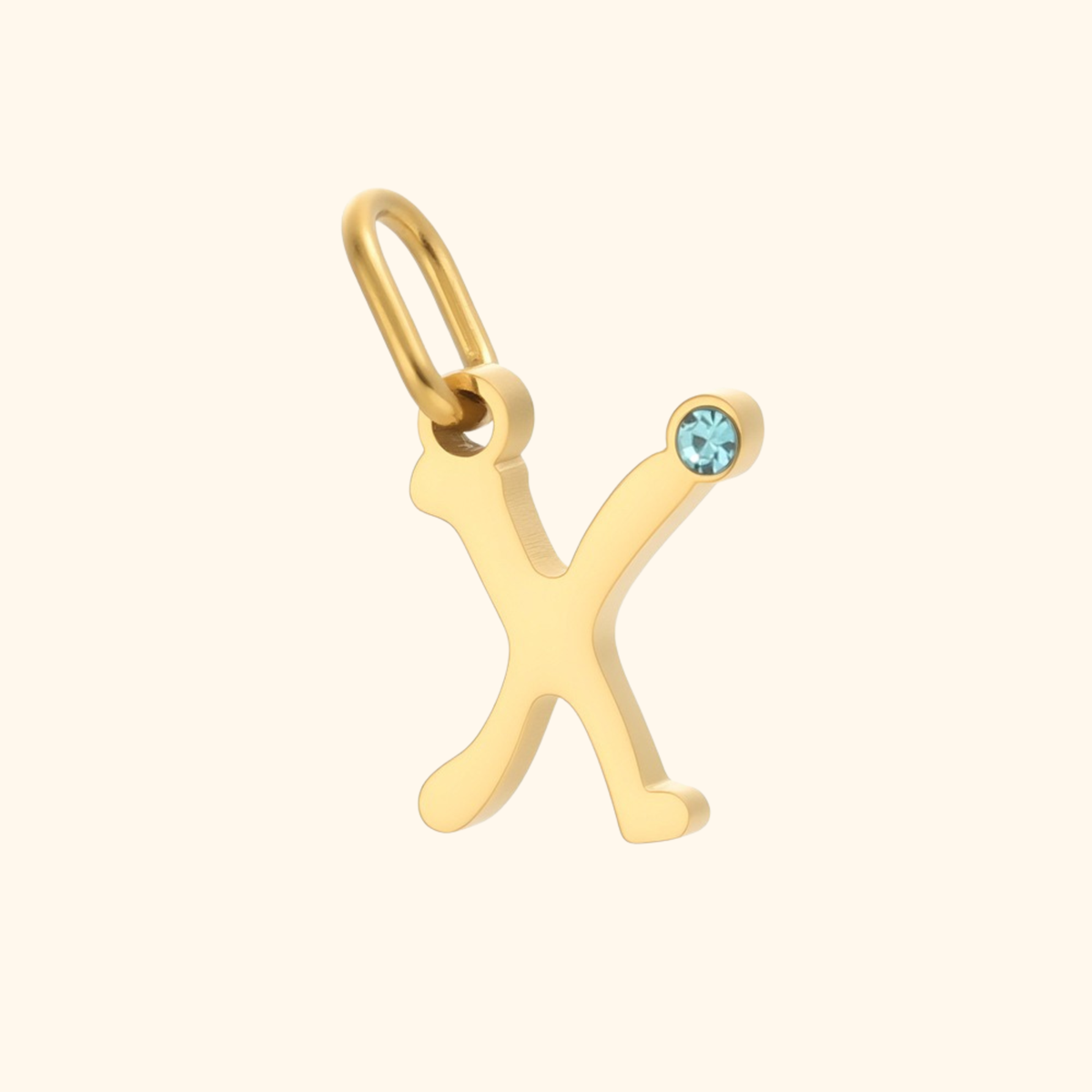 Gepersonaliseerde Initiaal Letter Bedel Hanger