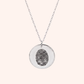 Gepersonaliseerde Gegraveerde Vingerafdruk Ketting