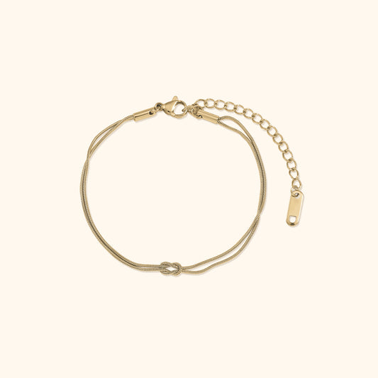 Verbonden Knoop Koppel Armband