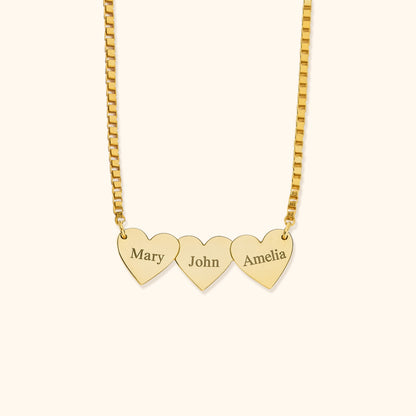 Gepersonaliseerde Hartvormige Gegraveerde Ketting