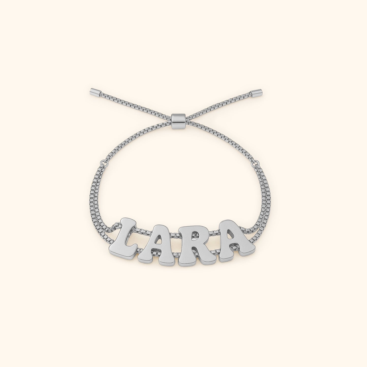 Bubbel Letter Naam Armband
