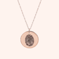 Gepersonaliseerde Gegraveerde Vingerafdruk Ketting