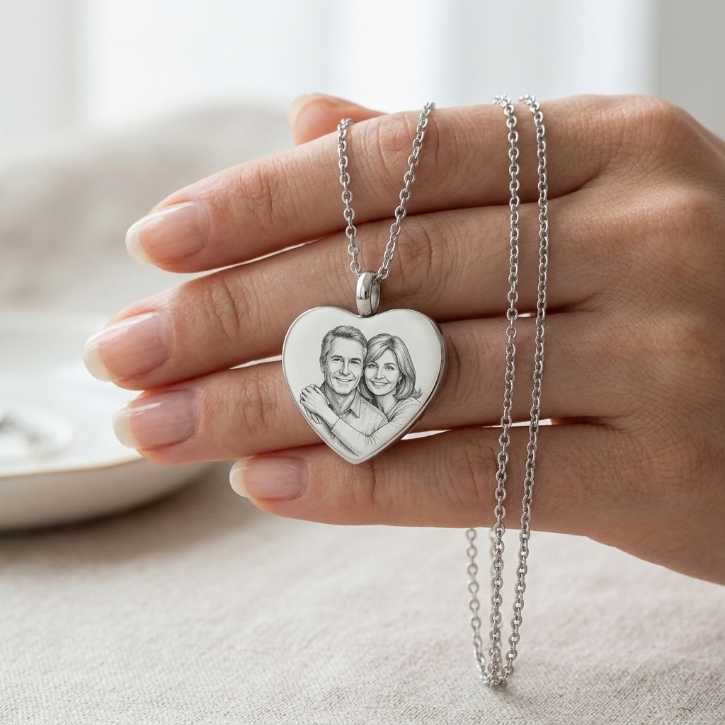 Gepersonaliseerde Herinnerings Urn Ketting