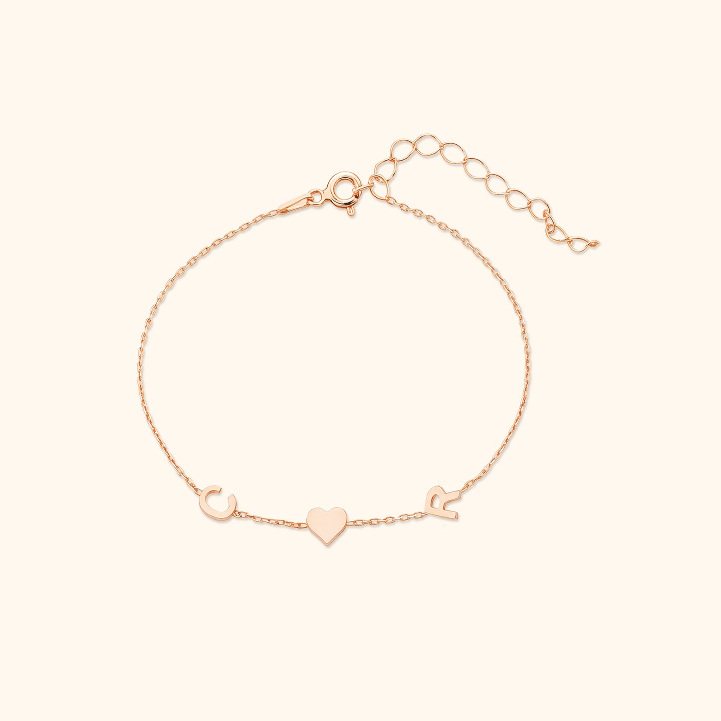 Gepersonaliseerde Initialen Armband