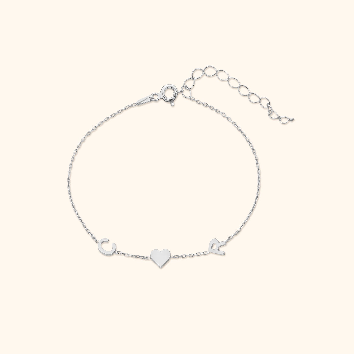 Gepersonaliseerde Initialen Armband