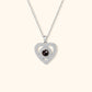 Gegraveerde Pave Foto Hart Ketting