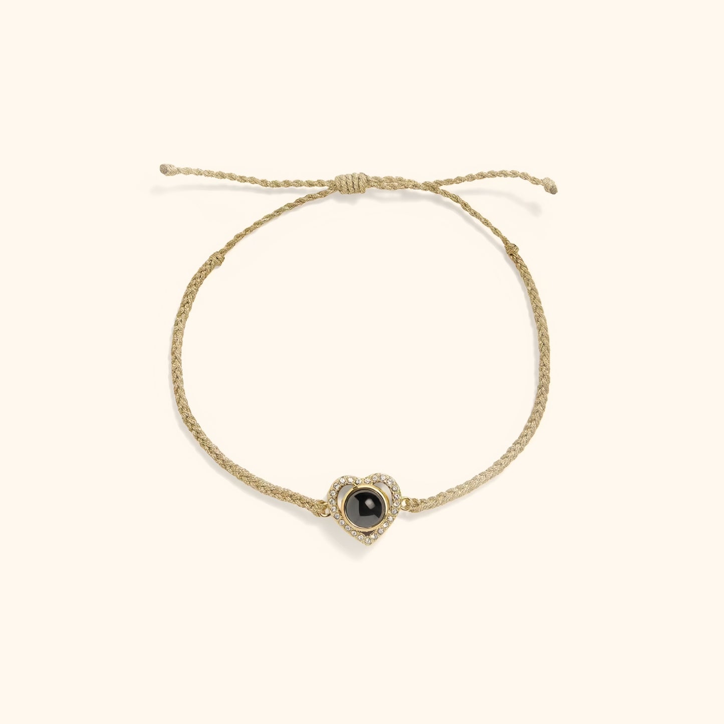 Liefdes Herinnering Hart Foto Armband