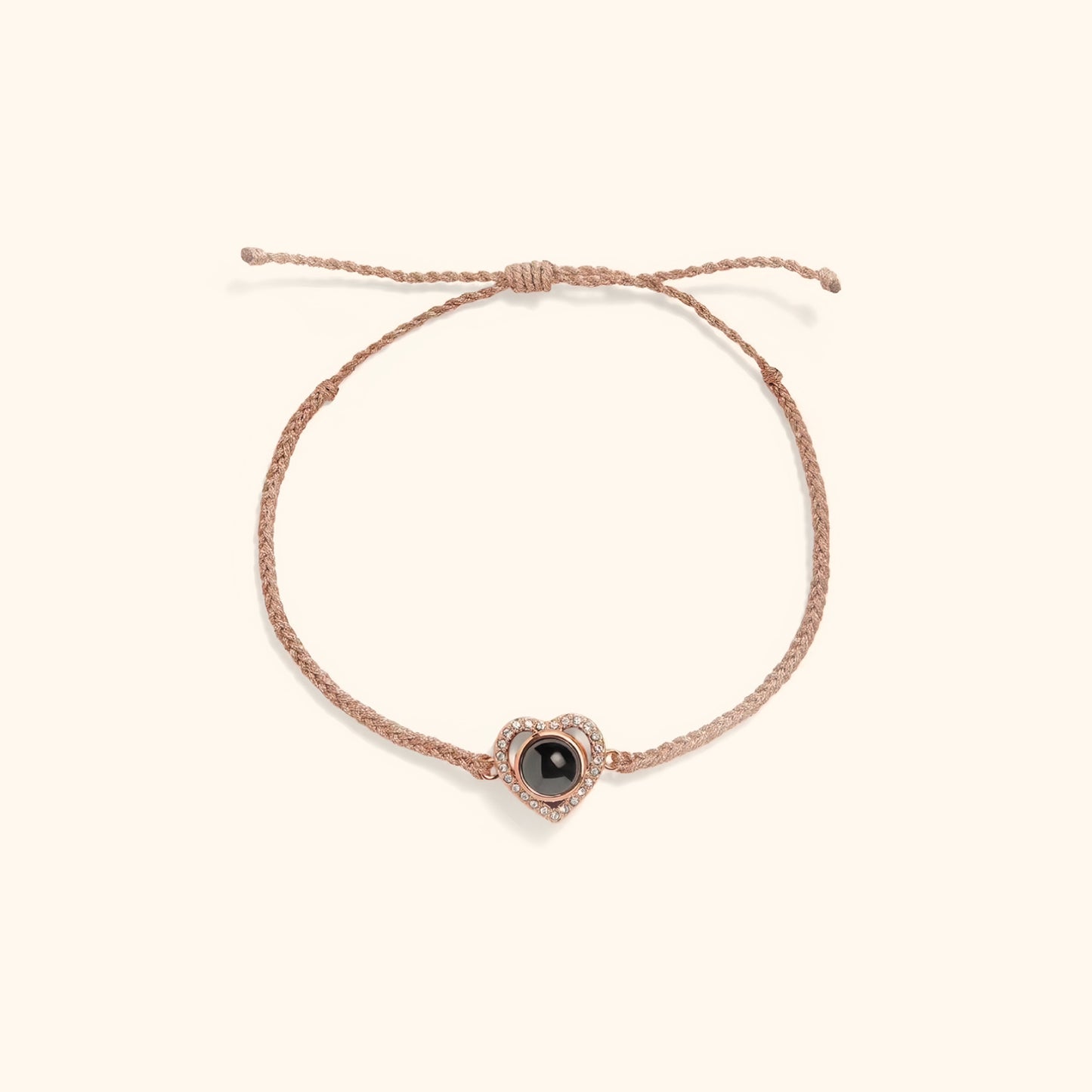 Liefdes Herinnering Hart Foto Armband