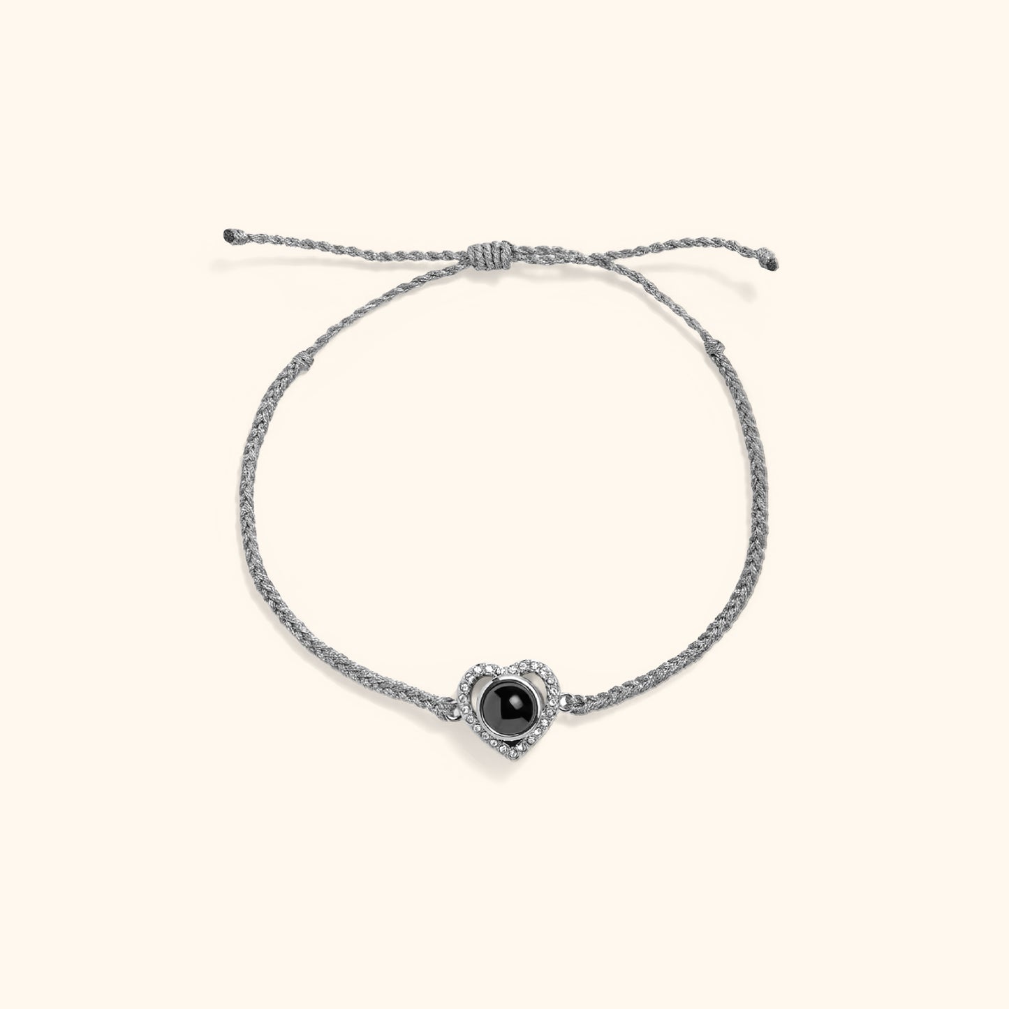 Liefdes Herinnering Hart Foto Armband