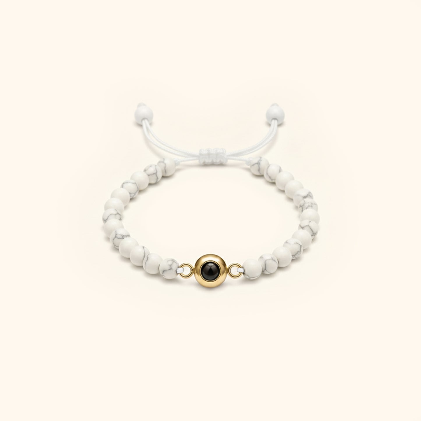 Elegante Pearl Foto Armband