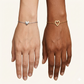 Elegante Matching Hartjes Armband