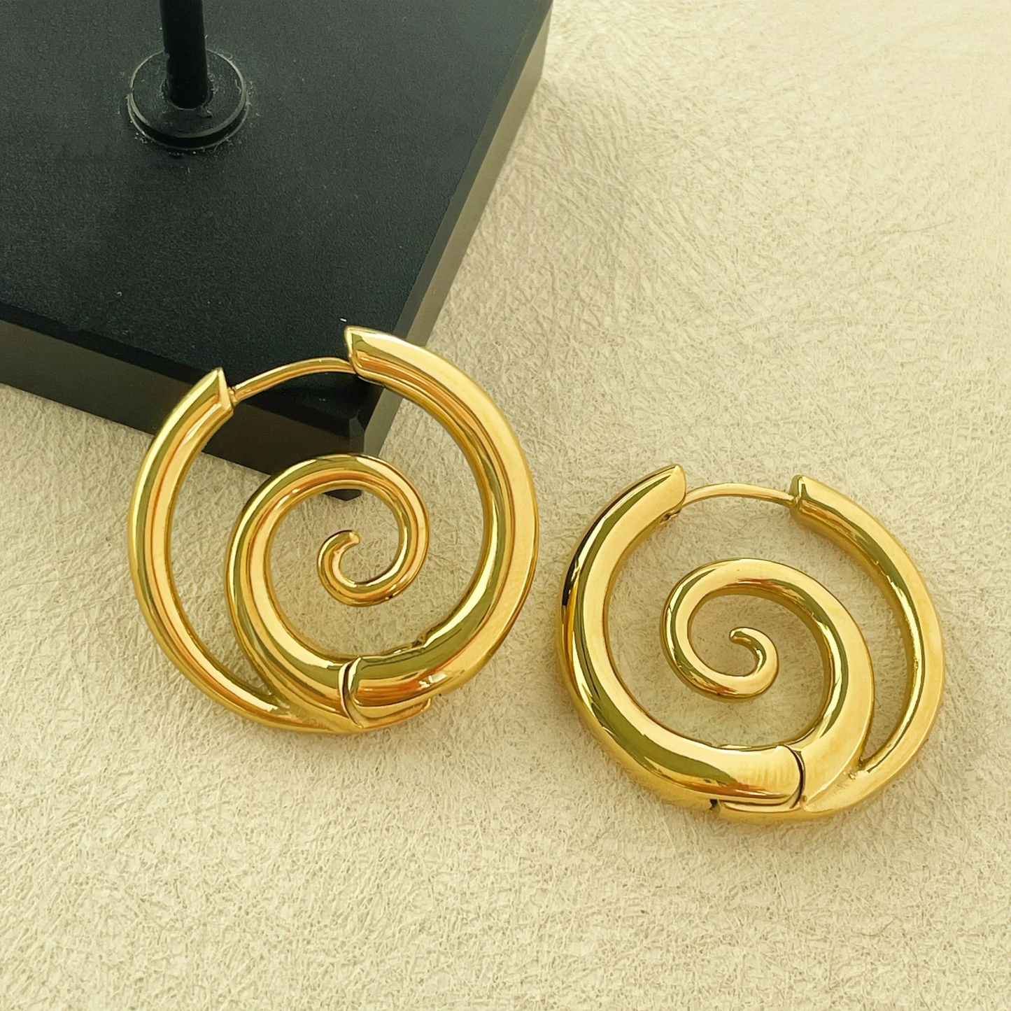 Elegante Spiraal Oorbellen