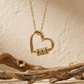 Gepersonaliseerde Hart Gegraveerde Kralen Ketting