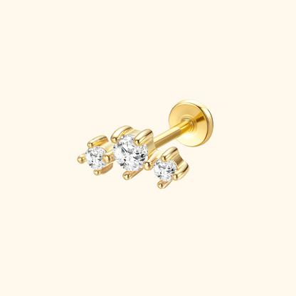 Minimalistische Trinity Spark Stud