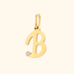 Gepersonaliseerde Initiaal Letter Bedel Hanger