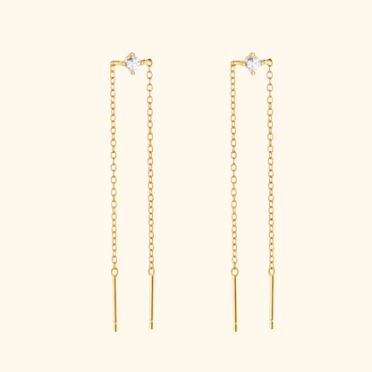 Elegante Threader Schakel Oorbellen