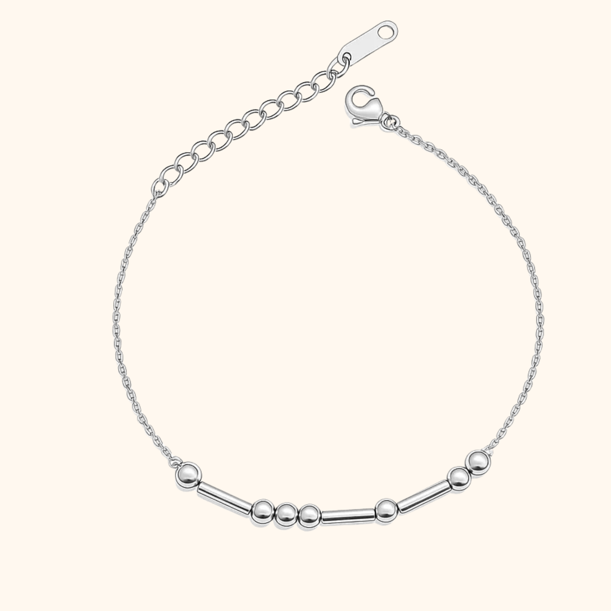 Gepersonaliseerde Morse Code Armband