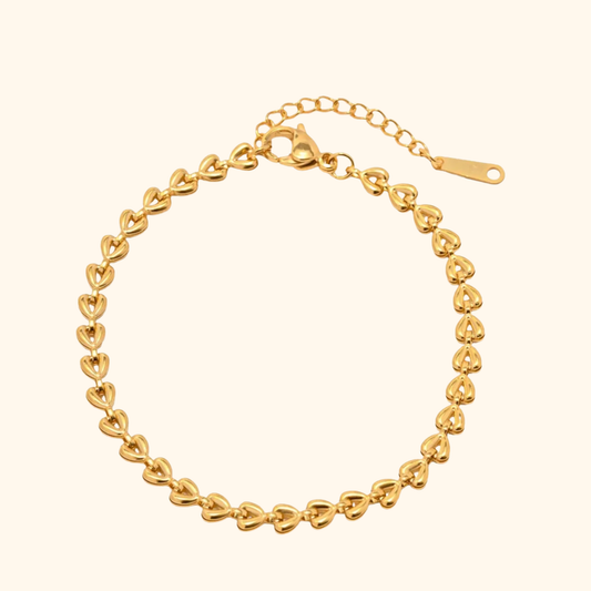 Voor Altijd Verbonden Hartjes Armband