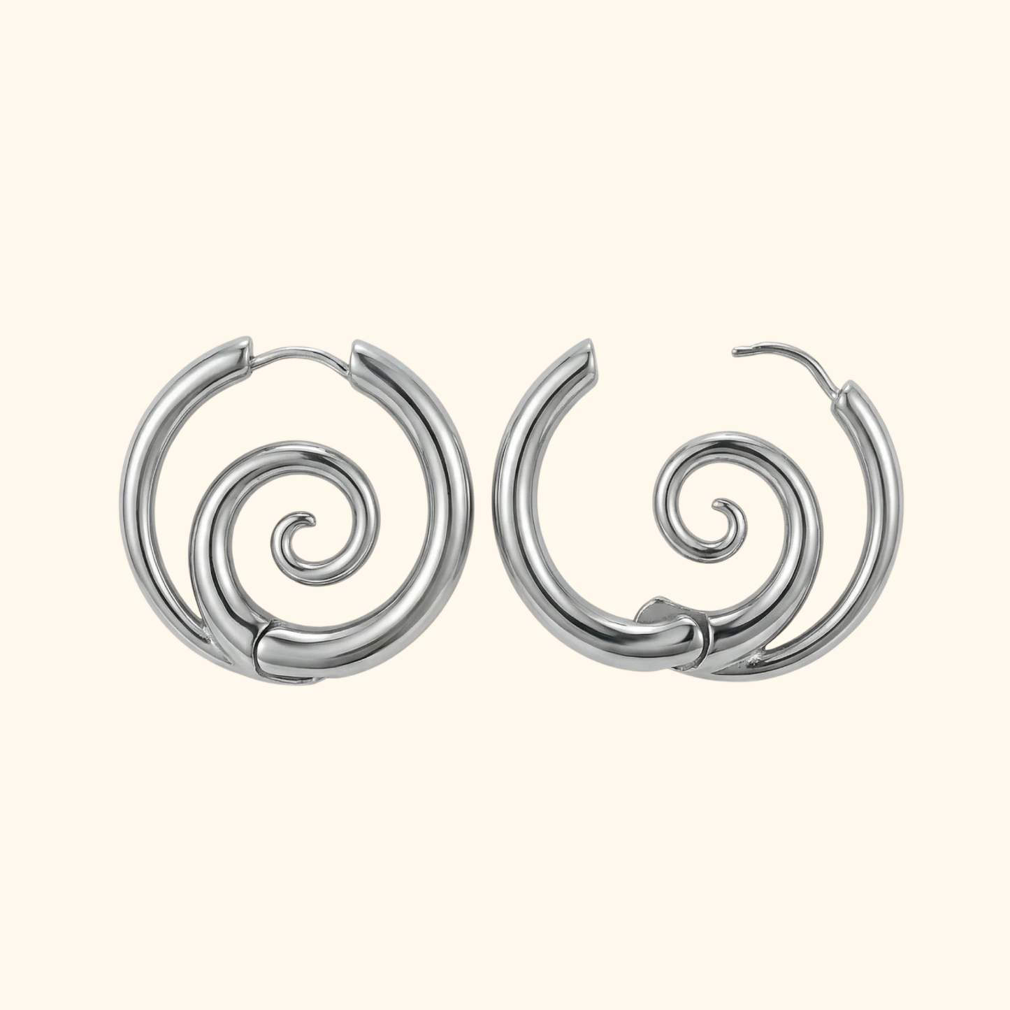 Elegante Spiraal Oorbellen