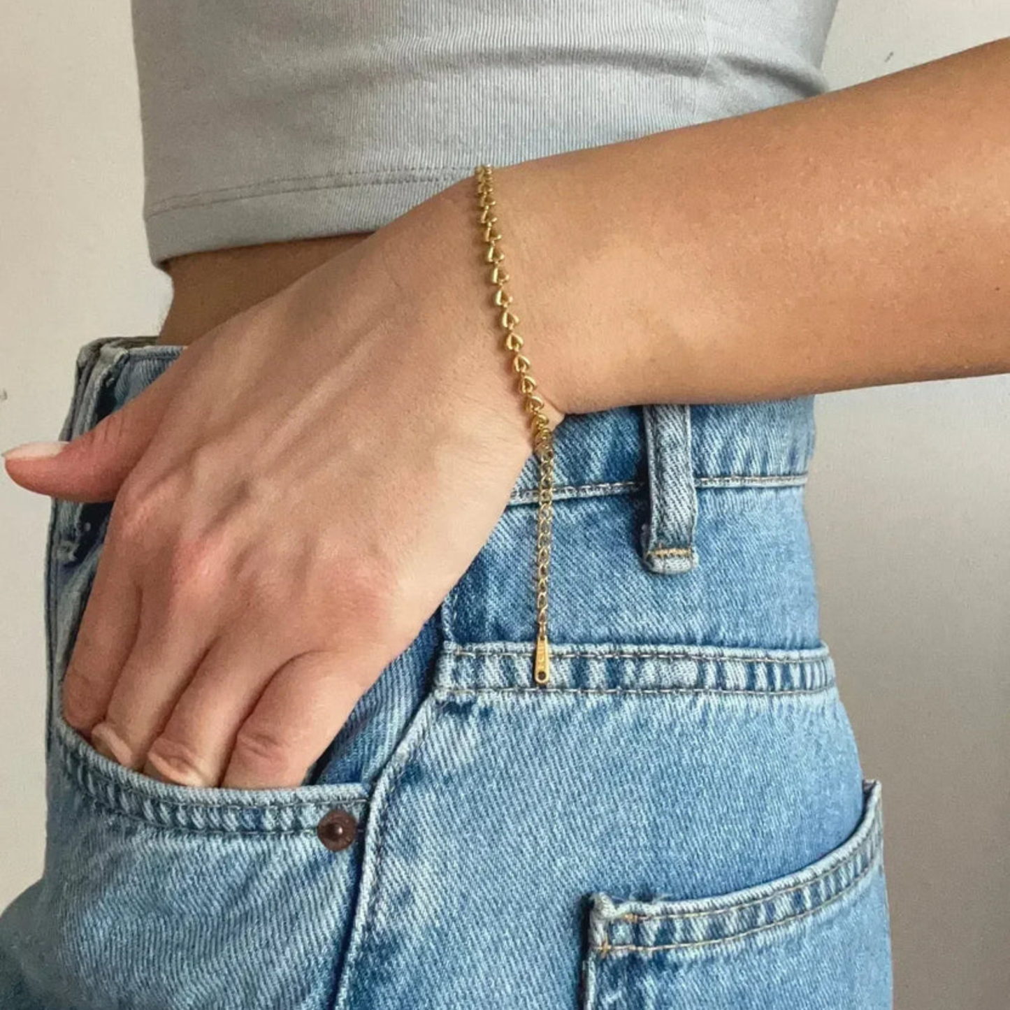 Voor Altijd Verbonden Hartjes Armband