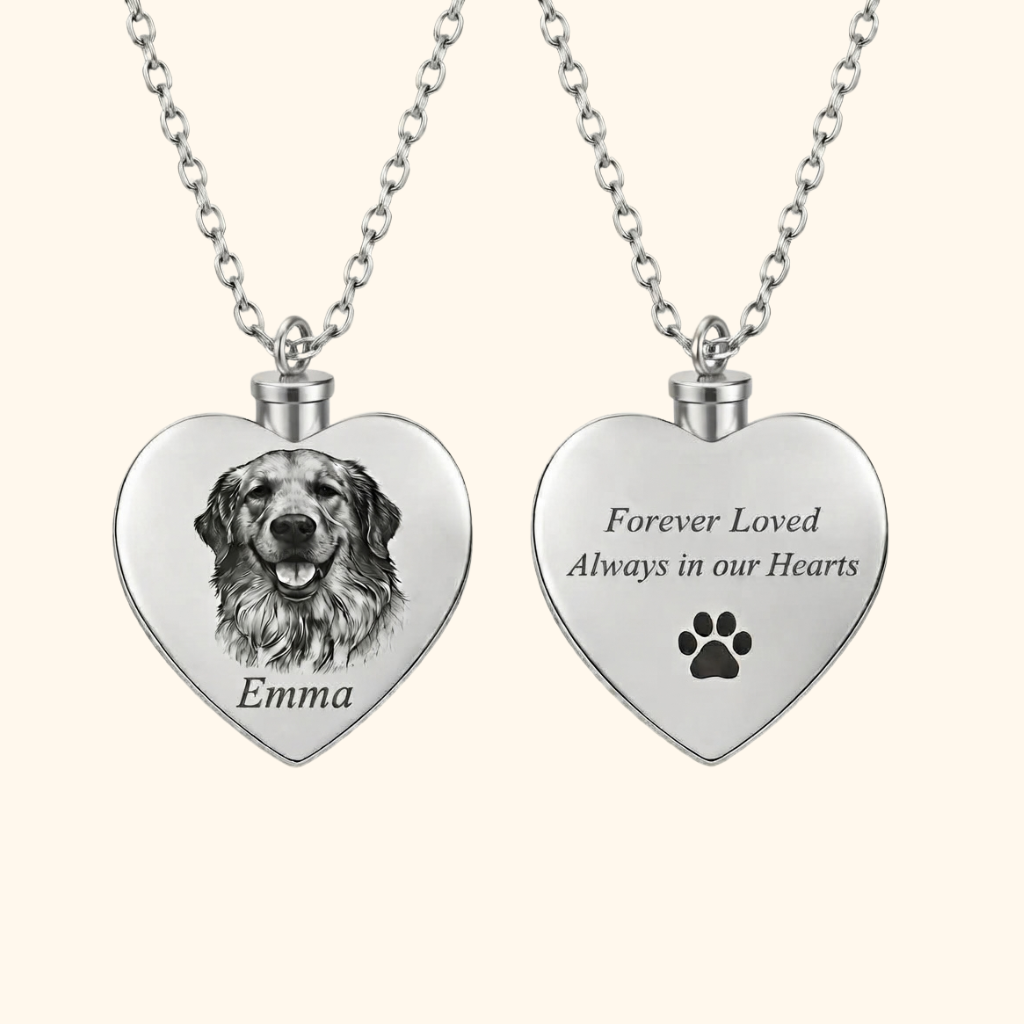 Gepersonaliseerde Huisdier Foto Urn Ketting