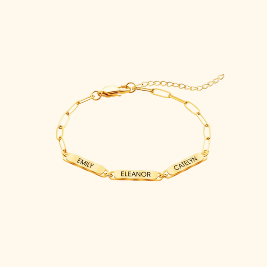 Gepersonaliseerde Schakel Charm Armband