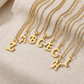 Gepersonaliseerde Initiaal Letter Bedel Hanger