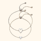 Elegante Matching Hartjes Armband