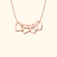 Custom Gegraveerde Familie Hart Ketting