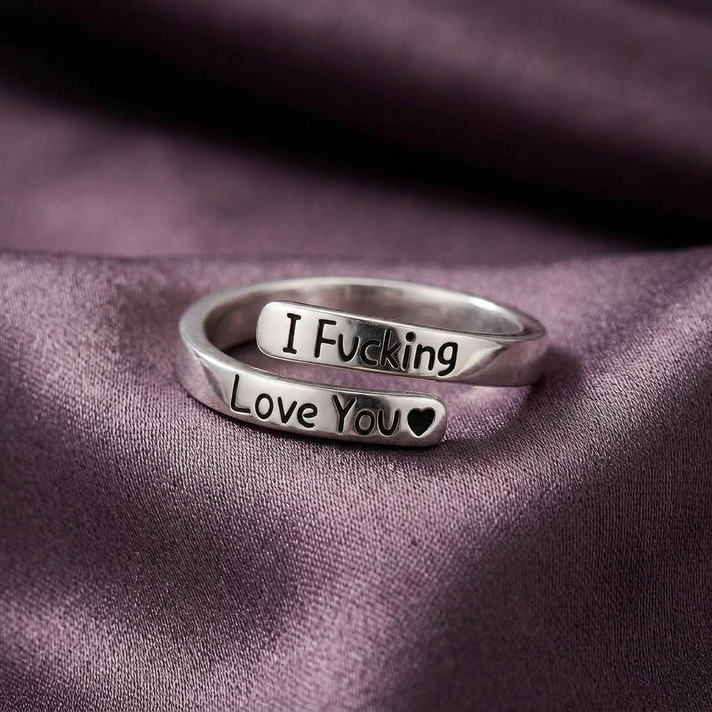 “I F*cking Love You” Verstelbare Ring