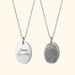 Gepersonaliseerde Gegraveerde Vingerafdruk Ketting