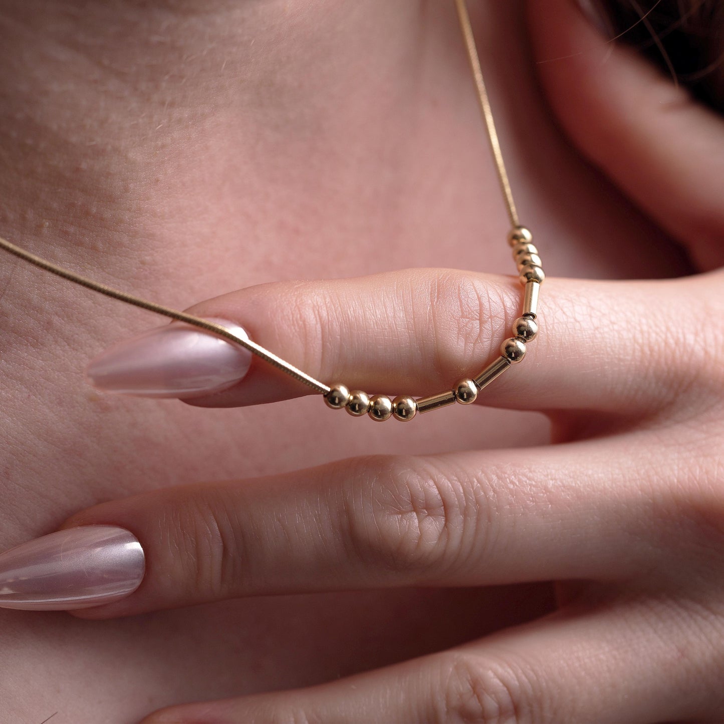 Gepersonaliseerde Morse Code Ketting