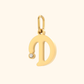 Gepersonaliseerde Initiaal Letter Bedel Hanger