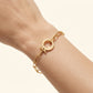 Elegante Paperclip Schakel Armband