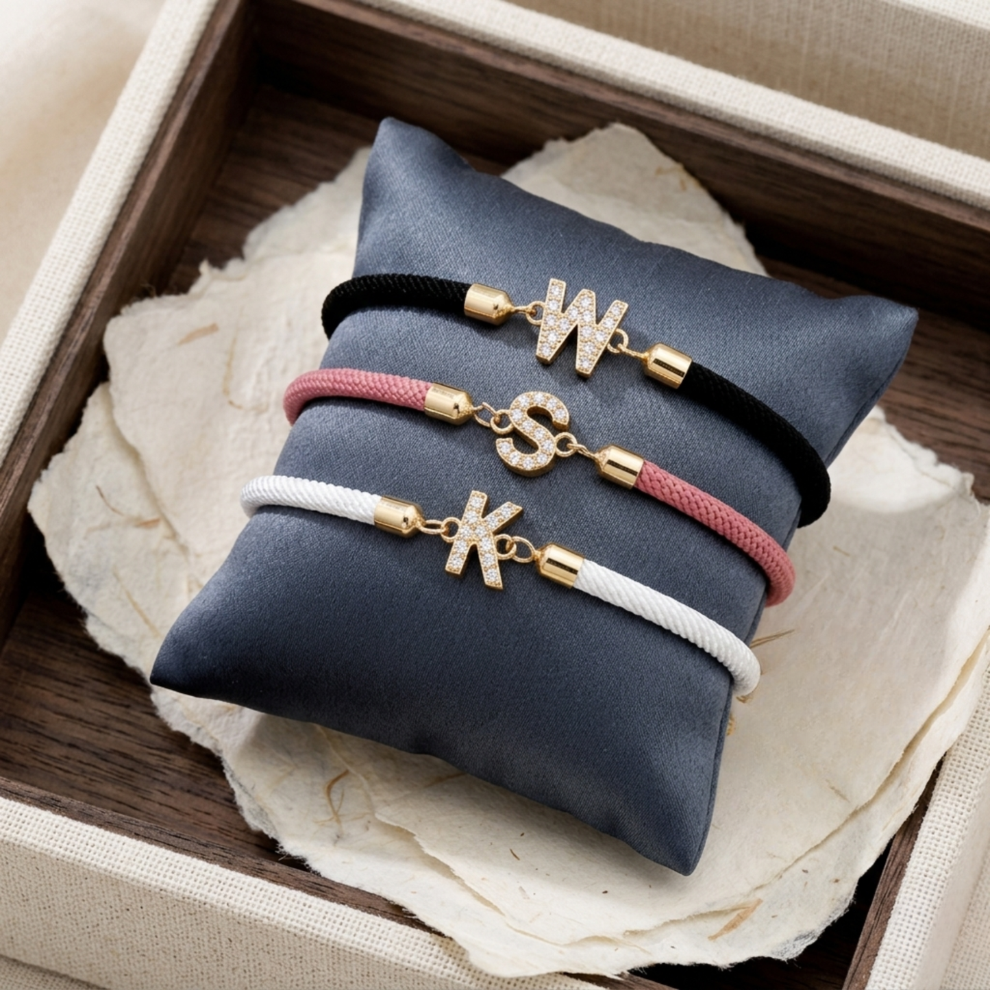 Elegante Initialen Bedel Armband